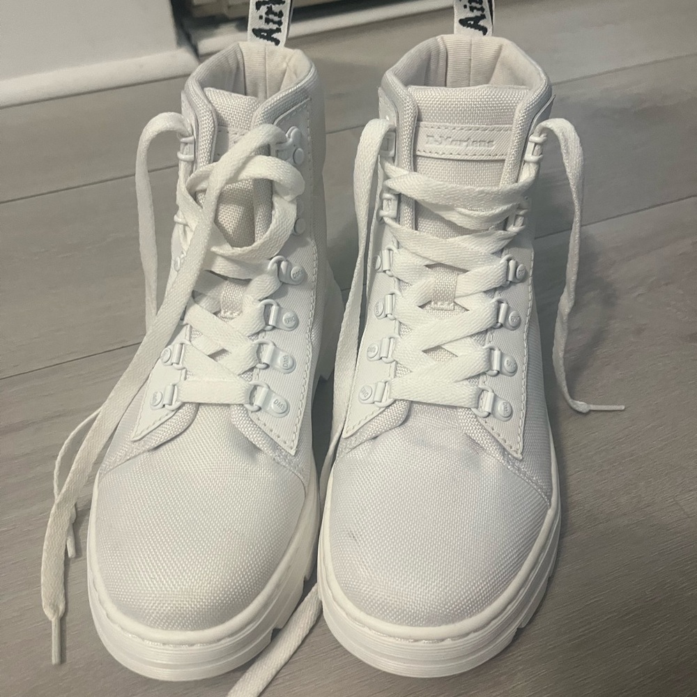 Dr. Martens White High-Top Sneakers